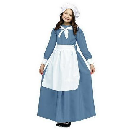 Funworld FNW-90404P-C Pilgrim Cap & Apron Adult Costume Kit, One