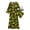 #646-Yellow, variant on Warop Women's 3-Piece Bikini Set, Separates with High-Waist Bottoms and Triangle Top, Swimsuit for Beach, Pool Party and Summer Vacation