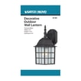 thumbnail image 2 of Nuvo Lighting - Adams-1 Light Outdoor Wall Lantern-6.13 Inches Wide by 13.75, 2 of 2