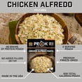 thumbnail image 2 of Peak Refuel Chicken Alfredo Pasta | Premium Freeze Dried Camping Food | Backpacking & Hiking MRE Meals | Just Add Water | 100% Real Meat | 48g of Protein Per Pouch | 2 Servings Per Pouch, 2 of 6