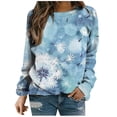 thumbnail image 1 of Sudadera Para Mujer Sudaderas de Cuello Redondo Estampado de Moda Manga Larga Cómoda Transpirable Sudadera de Cuello Redondo Odeerbi  ODB131816, 1 of 5