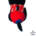thumbnail image 3 of Barkertime Reindeer on Red Waterproof Premium Dog Diaper - Made in USA, 3 of 6