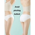 thumbnail image 3 of Buankoxy Disposable Underwear 10 Pack Women's Cotton Briefs Panties for Travel/Spa, XS, 3 of 6