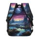 thumbnail image 4 of Fotbe Fantasy Landscape Starry Night Mochila Casual con Estampado para Escuela, Viajes y Actividades al Aire Libre - Duradera, Ligera y Cómoda, 4 of 5