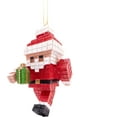 thumbnail image 2 of Pixelated Santa Claus Gamer Christmas Tree Ornament Retro Video Game 80's Pixel Gaming, 2 of 8