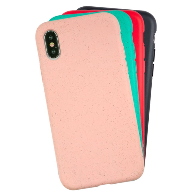 Funda para iPhone XS, Case InstaCase Biodegradable Rosa EcoFriendly iPhone XS, Protector para iPhone XS Biodegradables