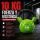 thumbnail image 2 of Pesa Rusa Kettlebell 10 Kg Recubrimiento Pvc Hierro Fundido, 2 of 7