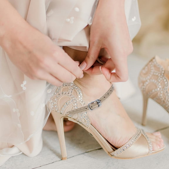 Beaupretty 2Pairs Detachable Female Shoe Straps Durable Fixing Bands for High Heels