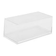 thumbnail image 3 of Vitrina de acrílico transparente a prueba de polvo, vitrina protectora, mesa portátil elegante Base transparente, 3 of 9