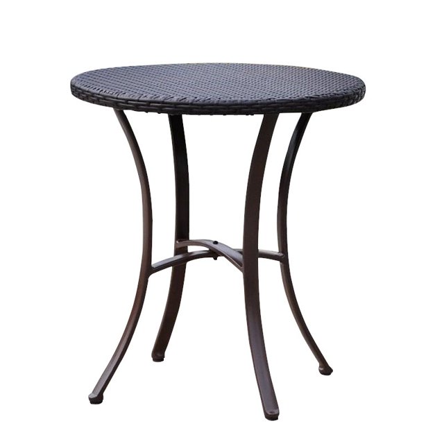 International Caravan Barcelona Patio Bistro Table in Chocolate