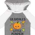 thumbnail image 4 of Inktastic Grandmas Little Pumpkin with Leaves and Stars Boys or Girls Long Sleeve Baby Bodysuit, 4 of 5