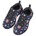 thumbnail image 3 of Chririnla Christmas Shoes for Girls Candy Cane Sneakers Size 2.5 Kids School Cute Shoes Breathable Lightweight Anti-Slip Athletic Fashion Mesh Running Shoe, 3 of 7