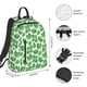 thumbnail image 2 of Disketp Green Leaves Mochila Ligera e Impermeable, Mochila de Día Resistente para Viajes, Senderismo y Uso Diario para Hombre y Mujer, 2 of 7