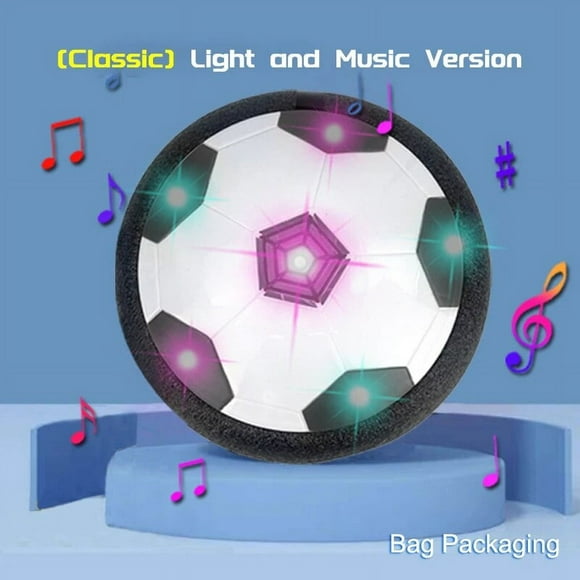 Sport Kids Levitate Suspending Soccer Ball Air Cushion Floating LED Hover Soccer Ball Air Power Training Playing Football Game