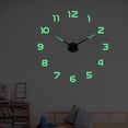 thumbnail image 3 of Reloj De Pared 3D Número De Fluorescencia Innovador Diy Montado En La Pared Multifuncional Esencial Para El Hogar Decoración De La Sala De Estar Del Hogar Noticed HA026020-01, 3 of 5