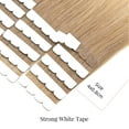 thumbnail image 4 of Vlasy Mini Tape in Hair Extensions Human 18inches Hair Straight 100% Human Hair Tape for Hair Extensions Gradient Ash and Blonde Extensions for Women 16PCS/Pack, 4 of 9