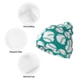 thumbnail image 3 of Kdxio Green Baseball Winter Beanie for Men Women Beanie Knit Hat Cuffed Cap Beanie Knit Chunky Snow Cap, 3 of 6