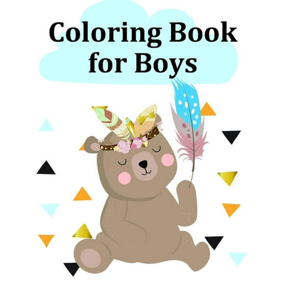 Entertain Kids: Coloring Book for Boys: A Coloring Pages with Funny image and Adorable Animals for Kids, Children, Boys, Girls (Paperback)