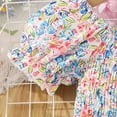 thumbnail image 6 of Zwiiyzr Baby Girl Clothes Floral Dress Crewneck Puff Sleeve A-Line Smocked Dress Toddler Baby Girl Clothes Summer Dress 2-8T Multicolor, 6 of 8