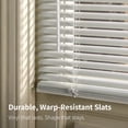 thumbnail image 5 of REGAL estate No Drill Cordless 1" Mini Blinds, PeelMount Adhesive Easy Install Light Filtering Window Blinds, 27" W x 48" H, White, 5 of 9