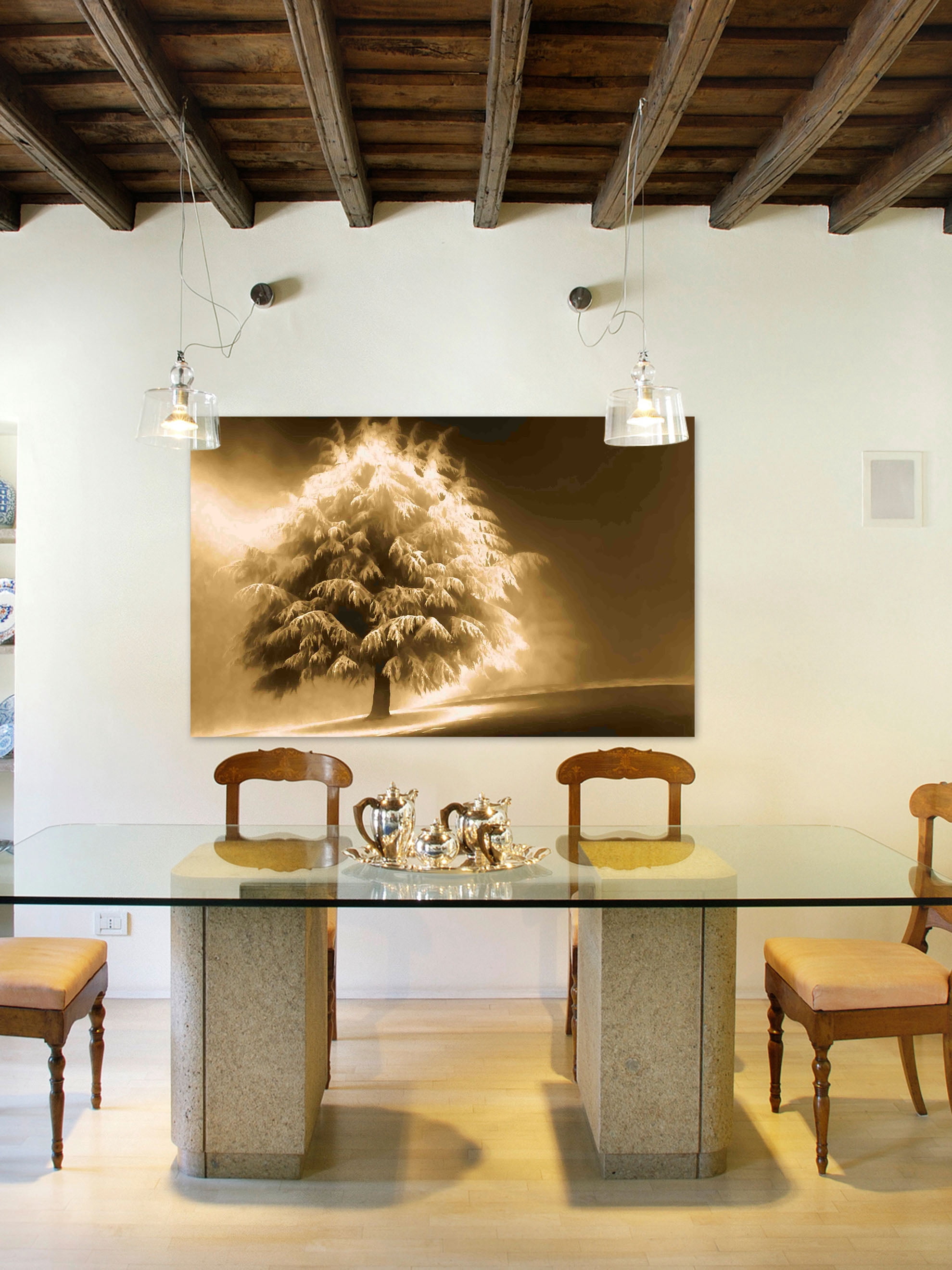"Enlightened Tree" Painting Print on Wrapped Canvas