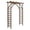 Brown, variant on SAZYY 85in Wooden Arbor, Wedding Arch for Ceremony, Wood Trellis for Plant Climbing, Christmas Decor Pergola for Garden Backyard, Lawn, Teak