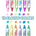 thumbnail image 2 of Tub Works Bath Crayons Bath Toy, 12 Pack, Washable Bathtub Crayons, Hexagon Grip for Toddlers & Kids, 2 of 8