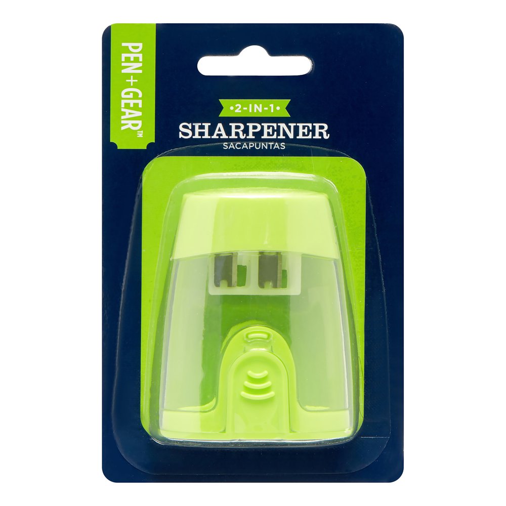 Pen + Gear 2Hole Manual Sharpener (Green)