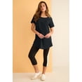 thumbnail image 2 of Roaman's Women's Plus Size Ultimate Criss Cross Back Tunic, 2 of 6