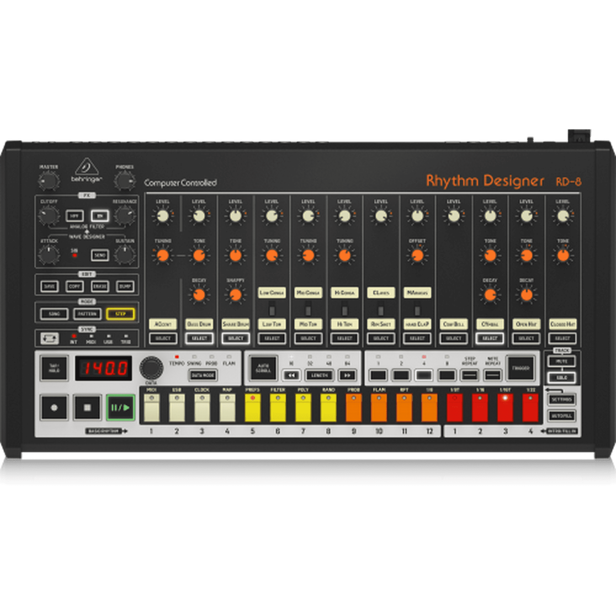 Behringer Rhythm Designer RD-8 Analog Drum Machine | Walmart Canada