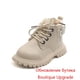thumbnail image 1 of Botas Chelsea de cuero para niños Botines impermeables para niños Zapato informal de moda para niños pequeños Tan Jianjun unisex, 1 of 2