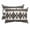 Beige, Black, Tan, Almond, variant on Indigo Blue Boho Southwestern Outdoor Pillows for Chaise Lounge Chair Waterproof Lumbar Pillows with Insert&Strap Beach Headrest Pillow Vintage Ethnic Tribes Zigzag Tile Pool Pillow 11"x16"