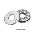 thumbnail image 2 of Uxcell 51100 Miniature Thrust Ball Bearing 10x24x9 mm Chrome Steel with Washer 10Pcs, 2 of 3