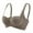 Khaki, variant on Ladies Solid Tone Seamless Wireless Breathable Layer Everyday Bras