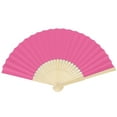 thumbnail image 2 of Soumake Chinese Style Blank Folding Hand Held Bamboo Paper Pocket Fan Diy Craft Gift Household, 2 of 4