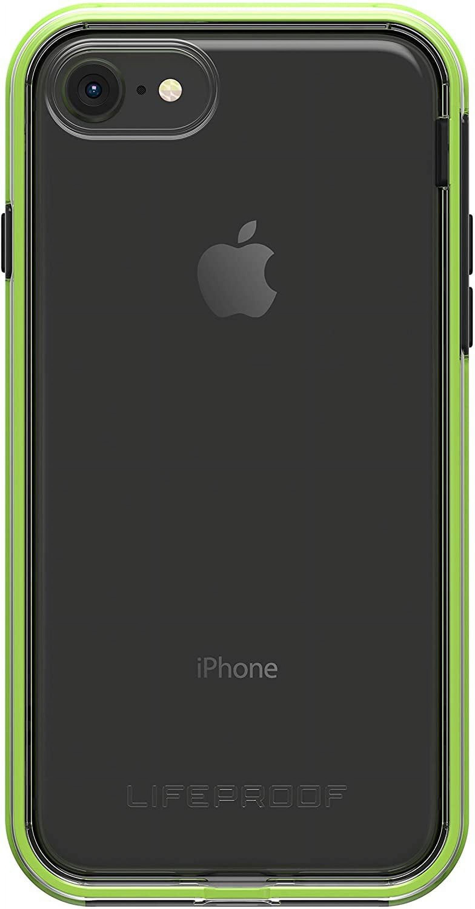 Lifeproof SLAM SERIES Case for iPhone SE (2nd gen - 2020) and iPhone 8/7 (NOT PLUS) - Retail Packaging - NIGHT FLASH (CLEAR/LIME/BLACK) - image 2 of 3