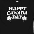 thumbnail image 4 of Inktastic Happy Canada Day with Distressed Maple Leaves Boys or Girls Baby T-Shirt, 4 of 5
