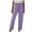 Purple, variant on QUYUON Wide Leg Sweatpants Sale Fashion Casual Cotton Linen Solid Color Pocket Loose Pants Plus Size Pants Women Long Pant Leg Length Activewear Style P6956 Purple XXL