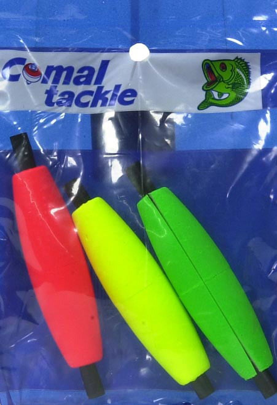 Comal Tackle Assorted Cigar Float W/Peg 4 Per Pack 2.5 - Fishing Accessory