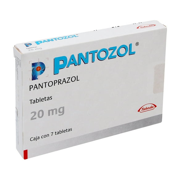 Pantozol grageas 7 pzas de 20 mg c/u