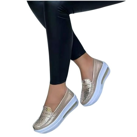 

Women s Ladies Shoes Casual Daily Closed Toe Platform Sneakers Work Shoes