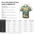 thumbnail image 3 of Picia Serene Coastal Blue Sky Gentle Cotton Regular Fit Short Sleeve Casual Hawaiian Shirt for Men-Medium, 3 of 8