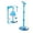 1pcsblue, variante sur Microphone de Karaoké pour Tout-Petit avec Support de Micro Ajustable Divertissement de Karaoké pour Enfants Machine de Karaoké pour Enfants avec Lumières