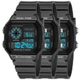 thumbnail image 1 of Reloj negro para hombre LuminoxGrey 3Pzas Longitud 27cm Ancho 4cm Grosor 2cm Digital Luz Gris&nbsp;Oscuro., 1 of 5