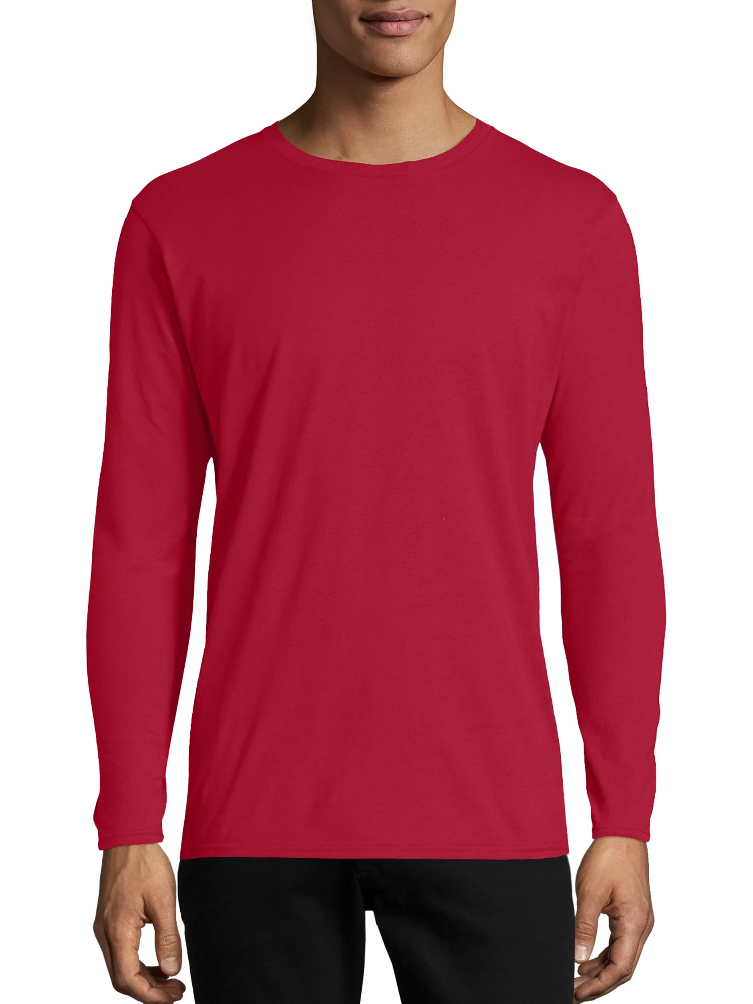 Hanes Tagless Nano-T Mens Long-Sleeve Tee