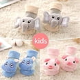thumbnail image 2 of VONTER Cute 3D Cartoon Anti-Skid Baby Booties Sock Slipper Shoes Doll socks with bells (Set of 3), 2 of 5