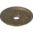 thumbnail image 3 of Ekena Millwork 18"OD x 3 1/2"ID x 1 3/8"P Antioch Ceiling Medallion (Fits Canopies up to 3 1/2"), Hand-Painted Warm Silver, 3 of 5