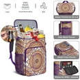 thumbnail image 5 of Mandala Boho Tribal Backpack Cooler, Ethnic Abstract Pattern Waterproof Leakproof Cooler Bag, Insulated Picnic Backpack for Travel, 5 of 5
