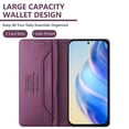 thumbnail image 5 of Dteck Flip Wallet Case for iPhone 16 Plus, Strong Magnetic Closure PU Leather Folio Cover with Card Holder Kickstand, TPU Shockproof Durable Protective Phone Cover,Dark Purple, 5 of 8