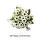 thumbnail image 3 of 1 unidad de flores artificiales de crisantemo y margarita de plástico blanco para decoraciones de bodas,centros de mesa para salas de estar y arreglos florales. Rkxzt, 3 of 8